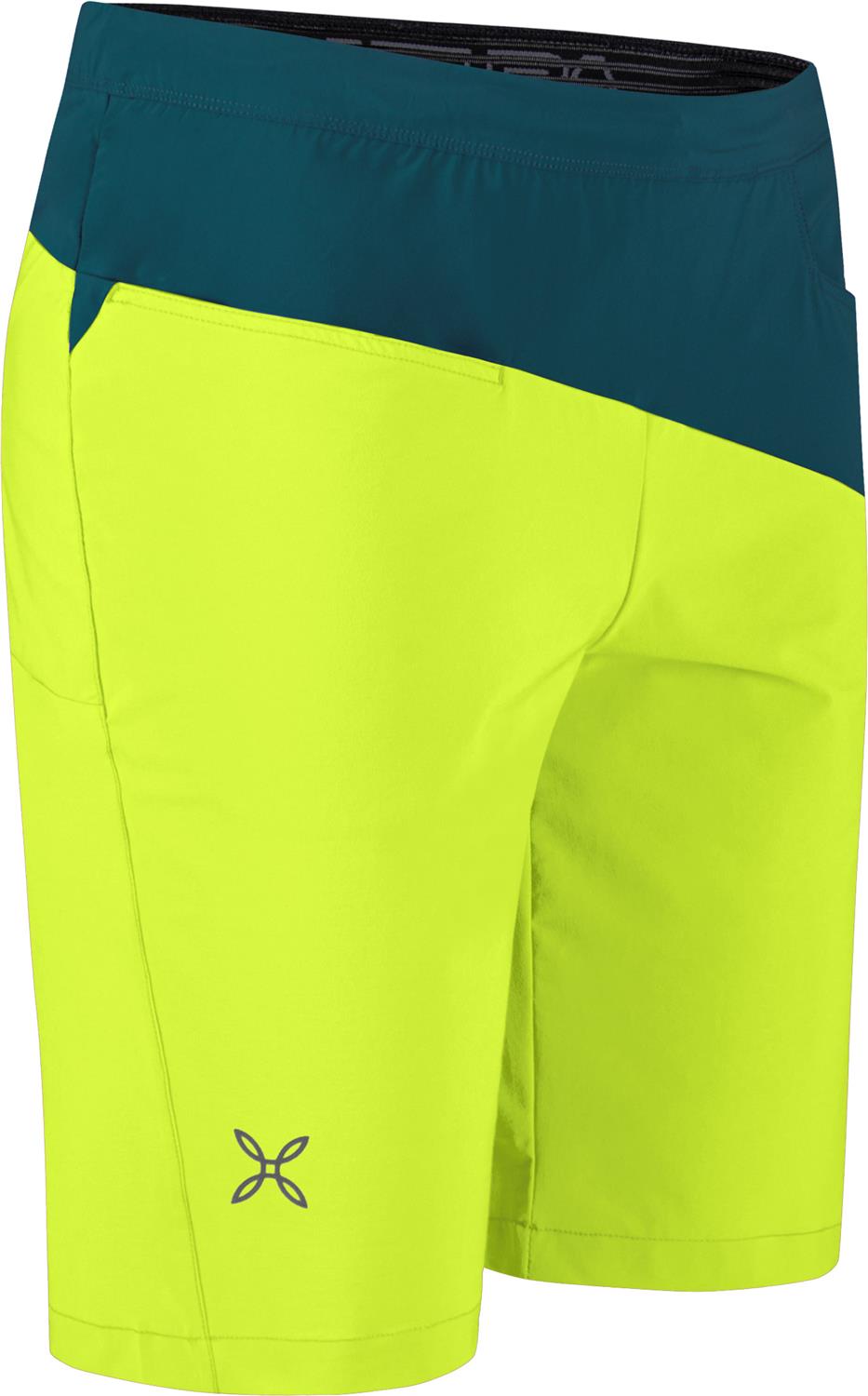 Montura - LOOM BERMUDA — VERDE LIME/BLU CENERE — Immagine 2
