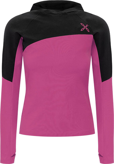Montura - FREE EVO HOODED MAGLIA WOMAN — BATON ROUGE — Vista frontale 1