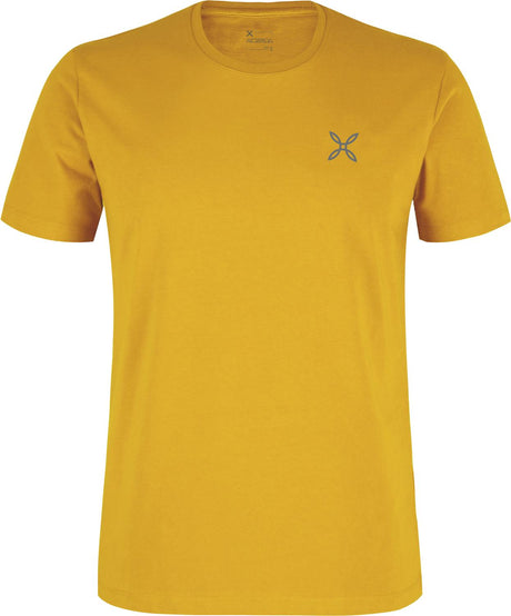 Montura - BASIC LOGO T-SHIRT — MUSTARD — Vista frontale 1