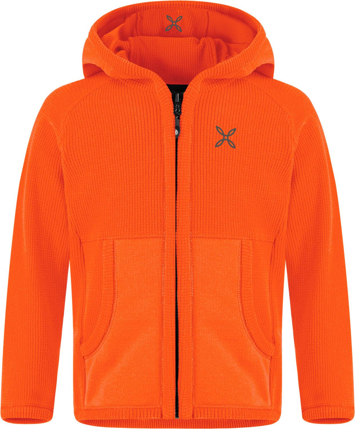 Montura - STRETCH HOODY JACKET BABY — ORANGE — Vista frontale 1