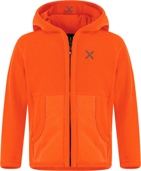 Montura - STRETCH HOODY JACKET BABY — ORANGE — Vista frontale 1