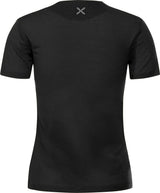 Montura - LOGO MERINO T-SHIRT WOMAN — BLACK — Vista posteriore 2