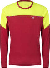 Montura - HIGH MAGLIA — ROSSO/GIALLO FLUO — Vista frontale 1