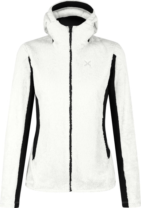 Montura - POLAR STYLE HOODED JKT WOMAN — WHITE — Vista frontale 1