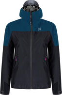Montura - PAC MIND JACKET WOMAN — DEEP BLUE/BLACK — Vista frontale 1