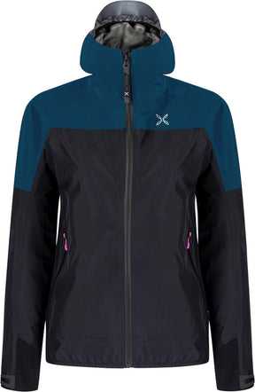 Montura - PAC MIND JACKET WOMAN — DEEP BLUE/BLACK — Vista frontale 1