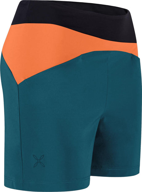 Montura - LOOM SHORTS WOMAN — BLU CENERE/MELON — Immagine 2