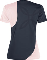 Montura - MIX-UP T-SHIRT WOMAN — GRAPHITE BLUE/LIGHT ROSE — Vista posteriore 2