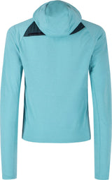 Montura - VERSANTE HOODED MAGLIA WOMAN — CRYSTAL BLUE — Vista posteriore 3