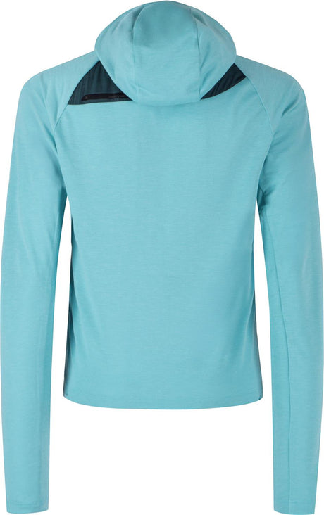 Montura - VERSANTE HOODED MAGLIA WOMAN — CRYSTAL BLUE — Vista posteriore 3