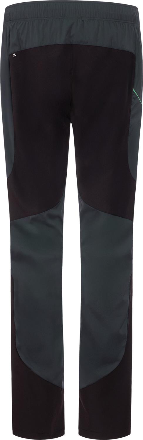 Montura - ROUTE MIX PANTS — ANTRACITE/VIBE GREEN — Vista posteriore 3