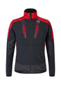 Montura - BRAVE 2 JACKET — NERO/ROSSO — Vista frontale 1