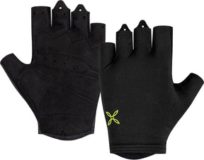 Montura - RANDO CYCLING GLOVES — BLACK/VERDE LIME — Vista frontale 1