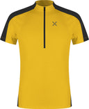 Montura - HADE ZIP T-SHIRT — MUSTARD — Vista frontale 1