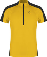 Montura - HADE ZIP T-SHIRT — MUSTARD — Vista frontale 1