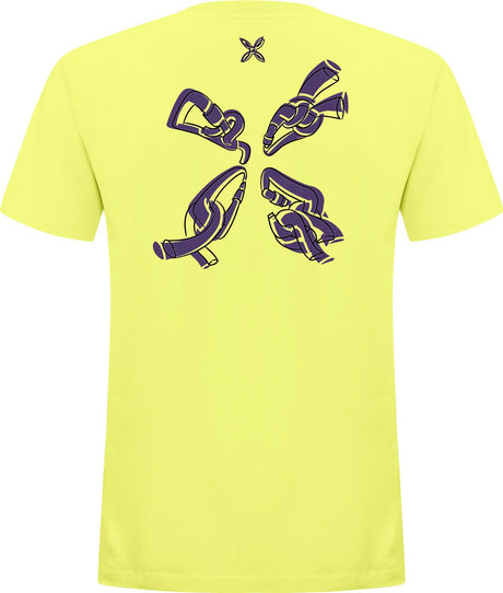 Montura - KNOTS T-SHIRT — SUNNY LIME — Vista posteriore 2