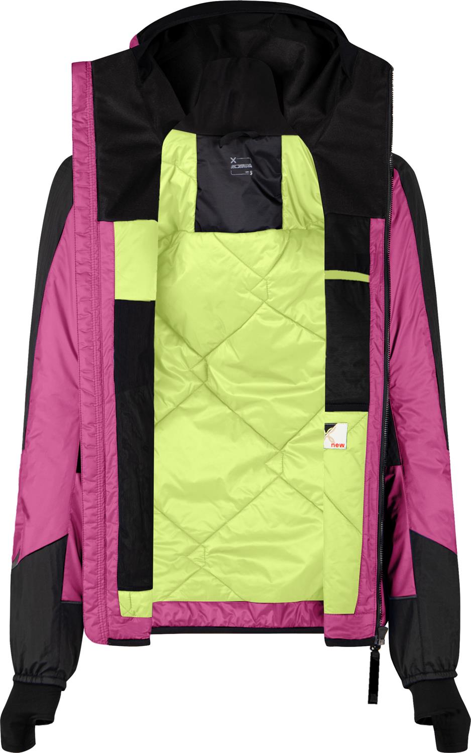 Montura - SKISKY EVO HOODED JACKET WOMAN — BATON ROUGE/SUNNY LIME — Immagine 4