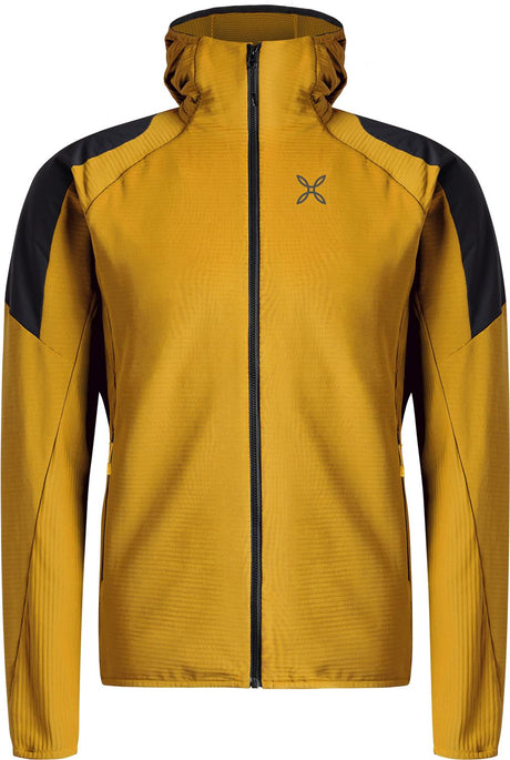 Montura - ACTION HOODED MAGLIA — MUSTARD — Vista frontale 1