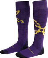 Montura - SNOW SOCKS — PETUNIA/MUSTARD — Vista frontale 1