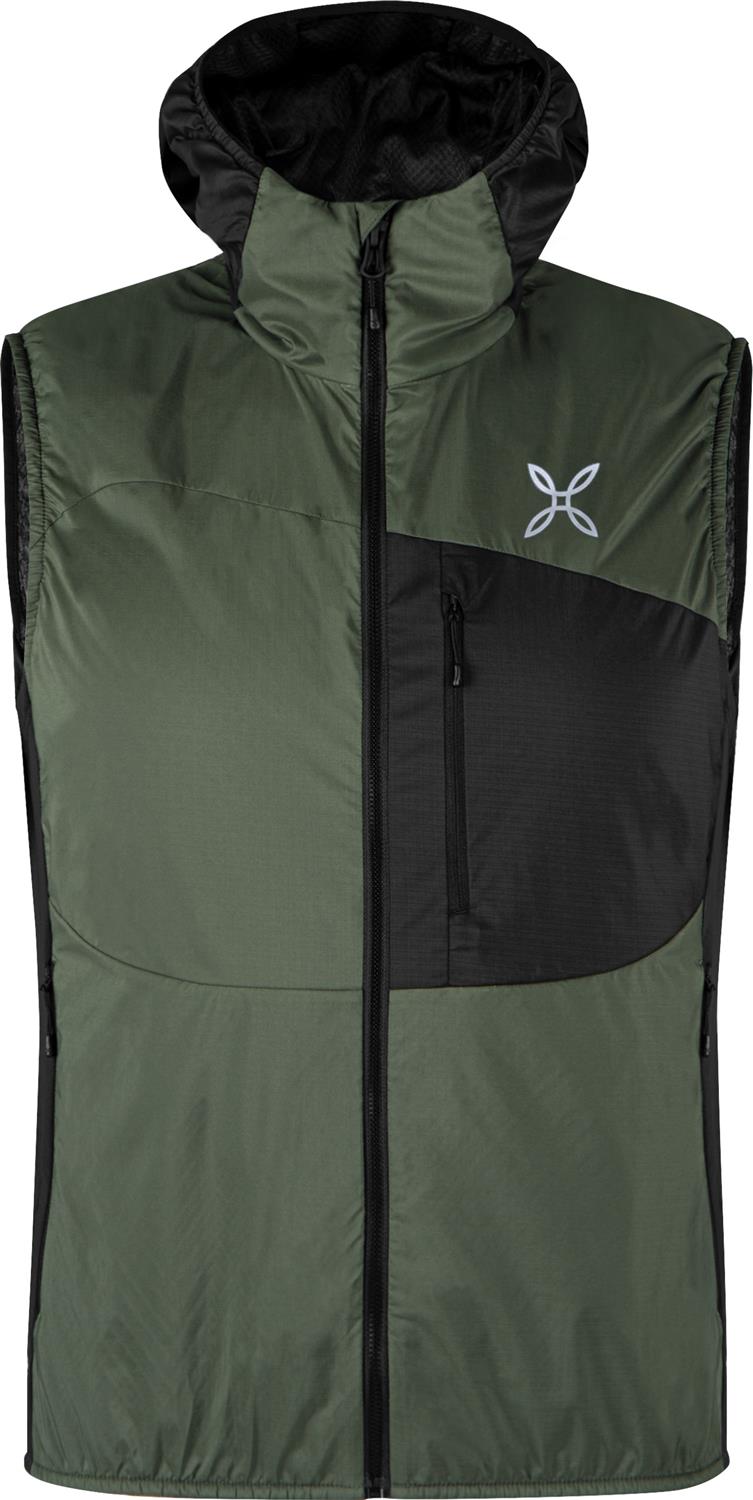 Montura - TRACCIA OCTA HOODED VEST — VERDE SALVIA — Vista frontale 1