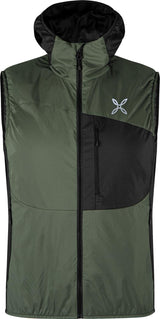 Montura - TRACCIA OCTA HOODED VEST — VERDE SALVIA — Vista frontale 1