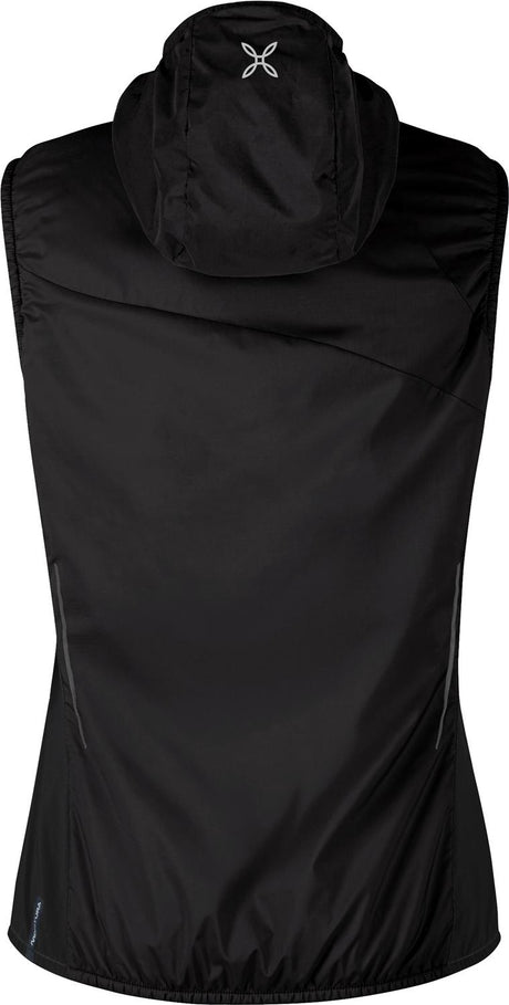 Montura - TRACCIA OCTA HOODED VEST WOMAN — BLACK — Vista posteriore 3