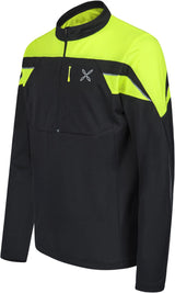 Montura - HIGH ZIP 2 MAGLIA — BLACK/GIALLO FLUO — Immagine 2