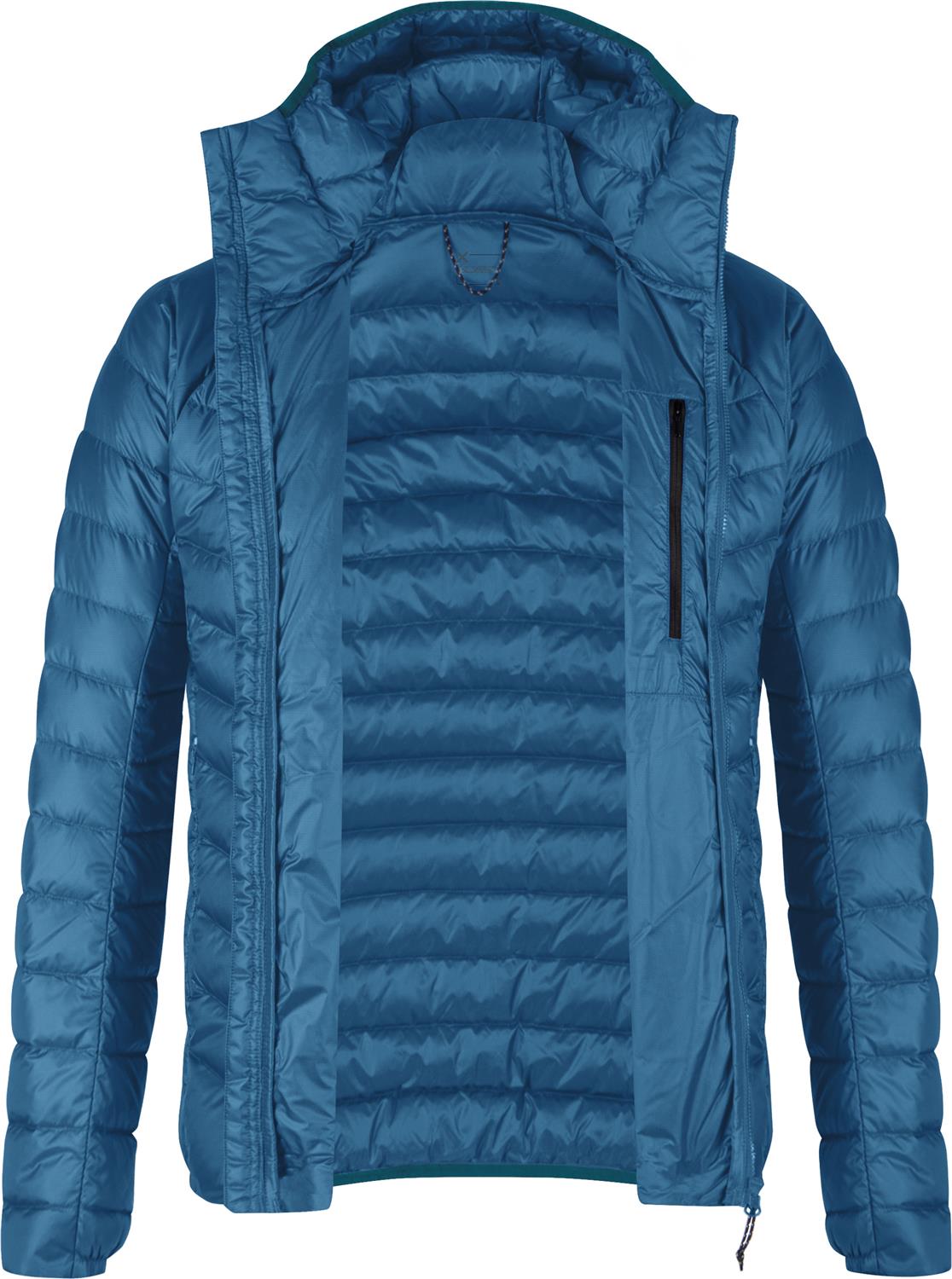 Montura - BREEZE HOODED DUVET JACKET — STEEL BLUE — Immagine 4