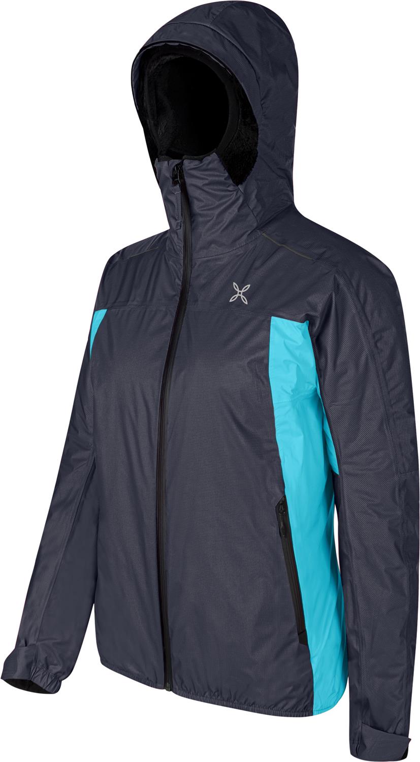 Montura - NEVIS 2.0 JACKET WOMAN — GRAPHITE BLUE/TURQUOISE — Immagine 2