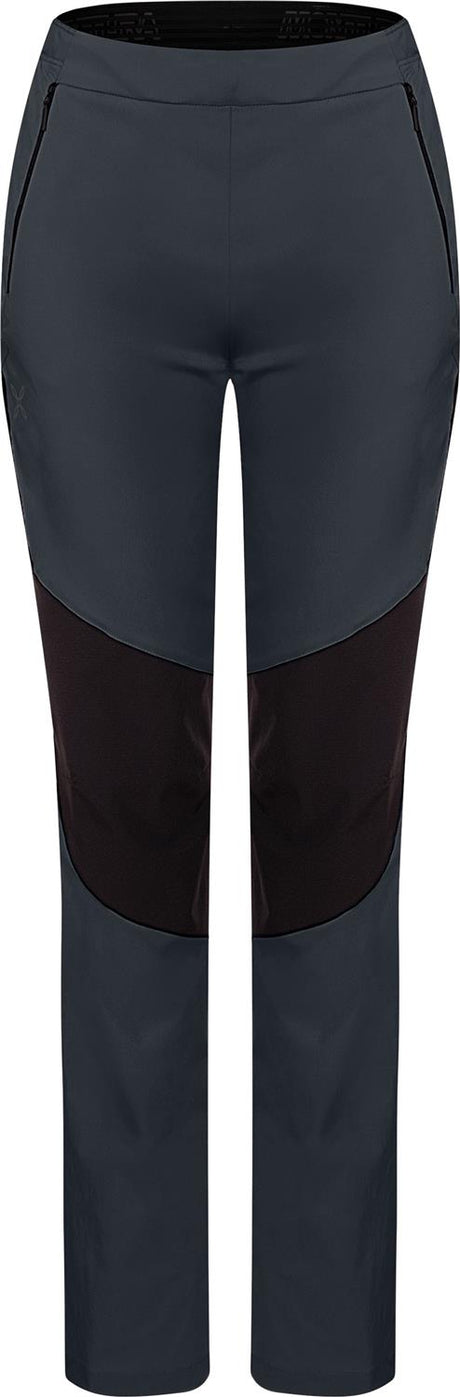 Montura - ROUTE MIX PANTS WOMAN — ANTRACITE/MELON — Vista frontale 1
