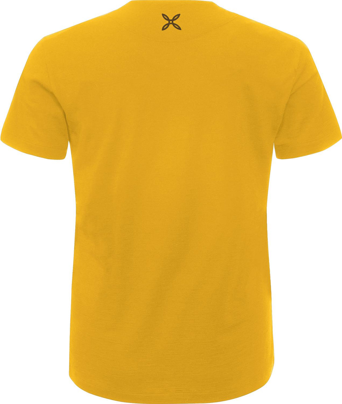Montura - LOGO MERINO T-SHIRT — MUSTARD — Vista posteriore 2