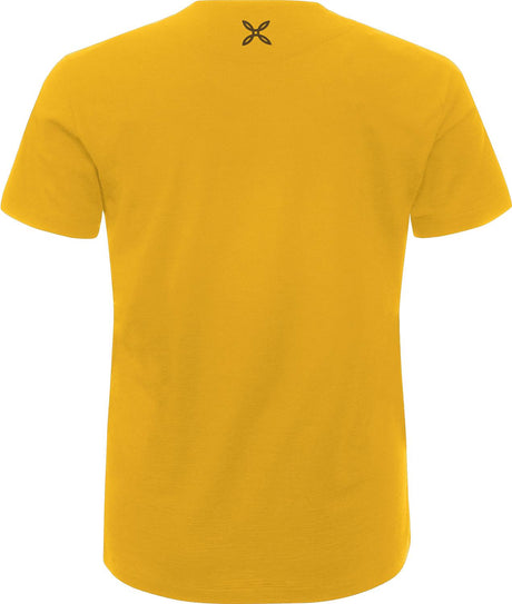 Montura - LOGO MERINO T-SHIRT — MUSTARD — Vista posteriore 2