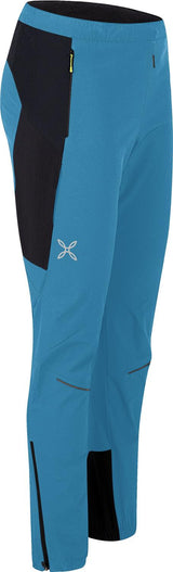 Montura - RITMO LIGHT PANTS — STEEL BLUE/SUNNY LIME — Immagine 2