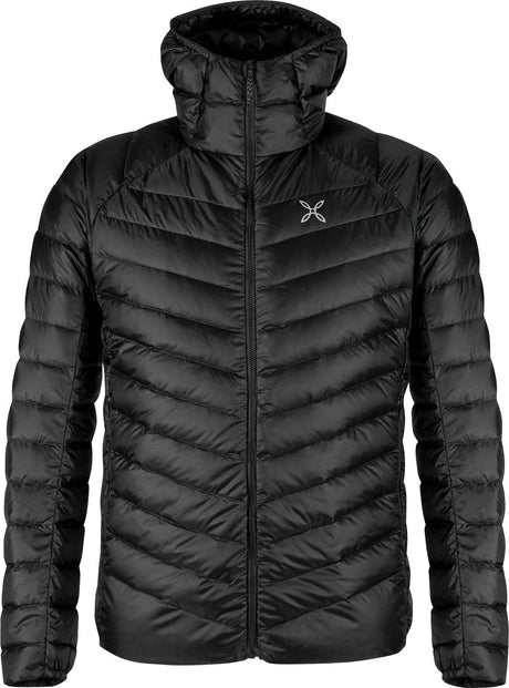 Montura - BREEZE HOODED DUVET JACKET — BLACK — Vista frontale 1