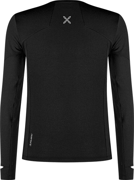 Montura - STRIDE POLARTEC L/S MAGLIA — BLACK — Vista posteriore 2