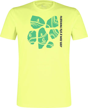 Montura - LIMESTONE T-SHIRT — SUNNY LIME — Vista frontale 1