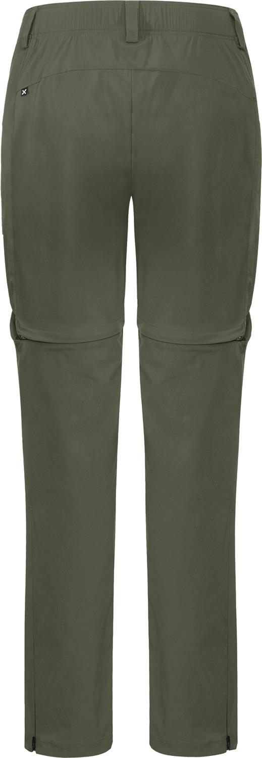Montura - ROUTE ZIP OFF PANTS WOMAN — VERDE SALVIA — Vista posteriore 3