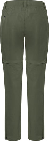 Montura - ROUTE ZIP OFF PANTS WOMAN — VERDE SALVIA — Vista posteriore 3