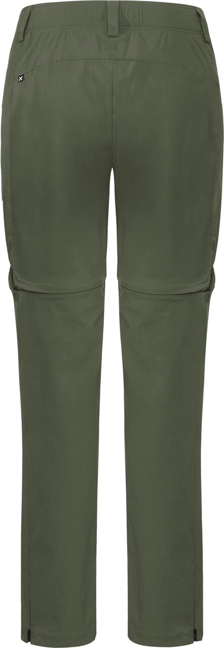 Montura - ROUTE ZIP OFF PANTS WOMAN — VERDE SALVIA — Vista posteriore 3