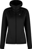 Montura - FADIS GRID HOODED MAGLIA WOMAN — BLACK — Vista frontale 1