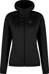 Montura - FADIS GRID HOODED MAGLIA WOMAN — BLACK — Vista frontale 1