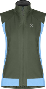 Montura - DOLOMITI WIND VEST WOMAN — VERDE SALVIA/DUSK — Vista frontale 1