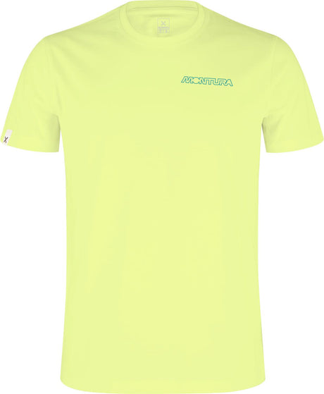 Montura - DREAM MOUNTAIN T-SHIRT — SUNNY LIME — Vista frontale 1