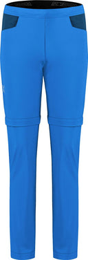 Montura - WALK ZIP OFF PANTS KIDS — CELESTE/DEEP BLUE — Vista frontale 1