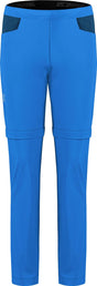 Montura - WALK ZIP OFF PANTS KIDS — CELESTE/DEEP BLUE — Vista frontale 1