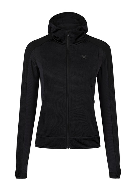 Montura - STRETCH COLOR 2 MAGLIA WOMAN — BLACK — Vista frontale 1