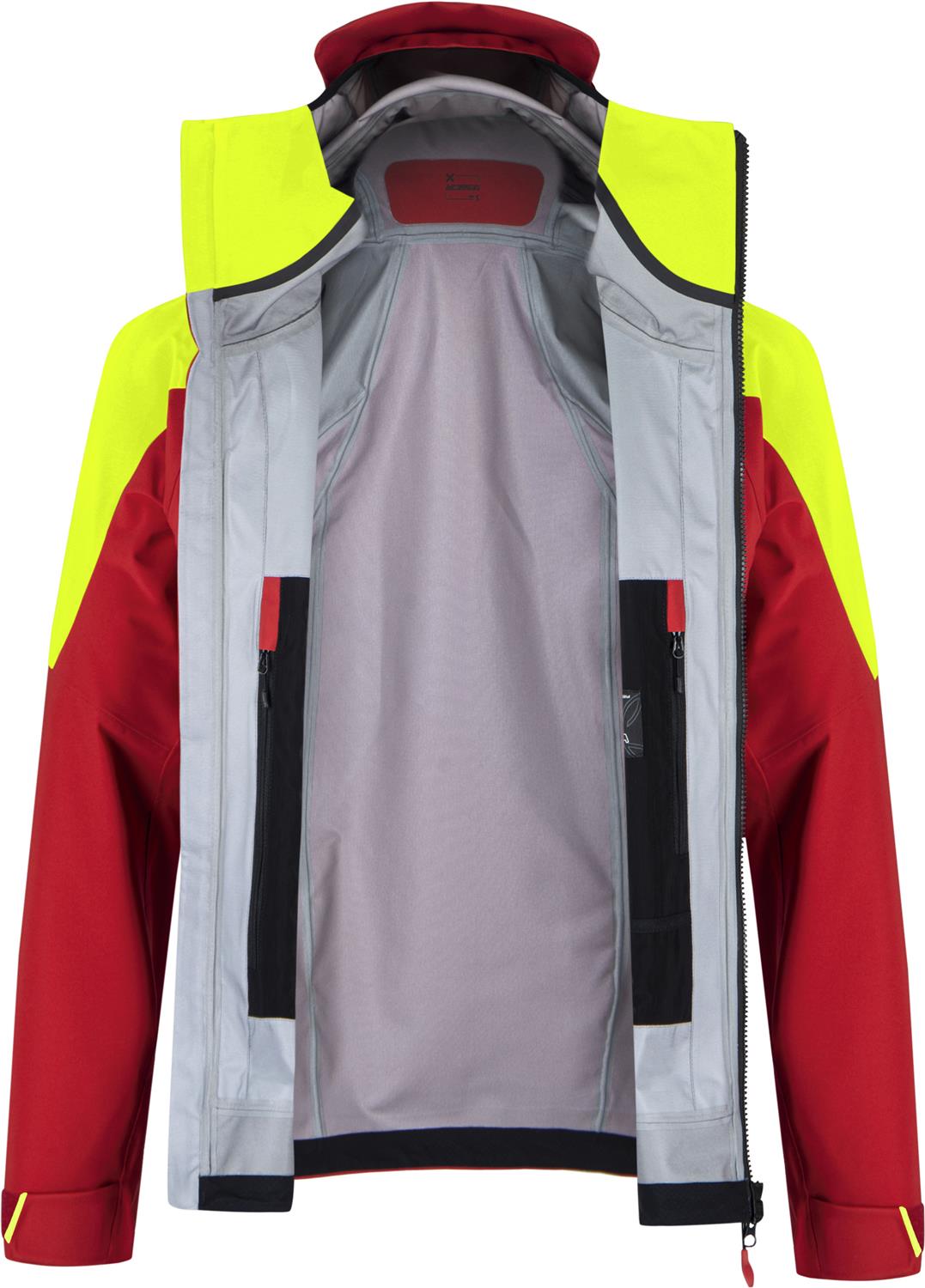Montura - MONTE 2 JACKET — ROSSO/GIALLO FLUO — Immagine 4