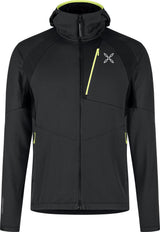 Montura - VERTIGO OCTA HOODED MAGLIA — ARDESIA/SUNNY LIME — Vista frontale 1