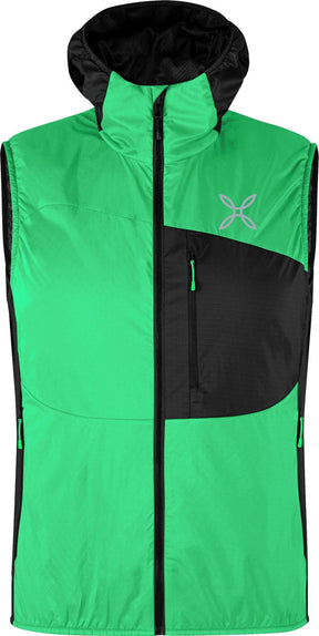Montura - TRACCIA OCTA HOODED VEST — VIBE GREEN — Vista frontale 1