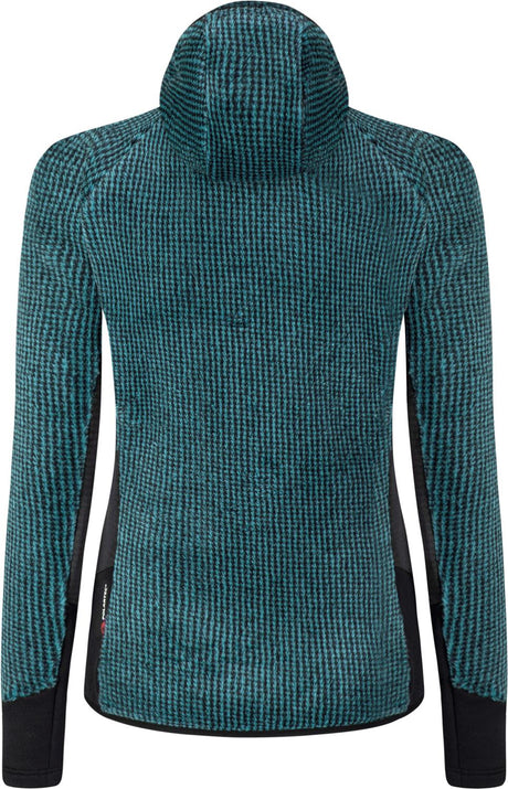 Montura - REMIX FLEECE JACKET WOMAN — CARE BLUE — Vista posteriore 3